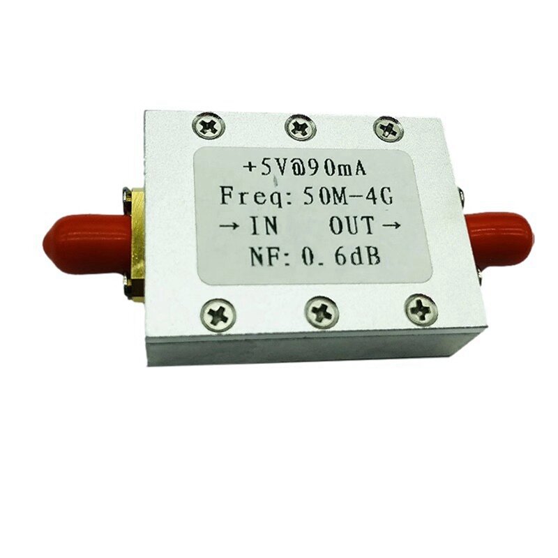초저잡음 고선형성 0.05-4G 광대역 증폭, RF 모듈에 LNA 입력 다운, 쉬운 설치, NF = 0.6DB