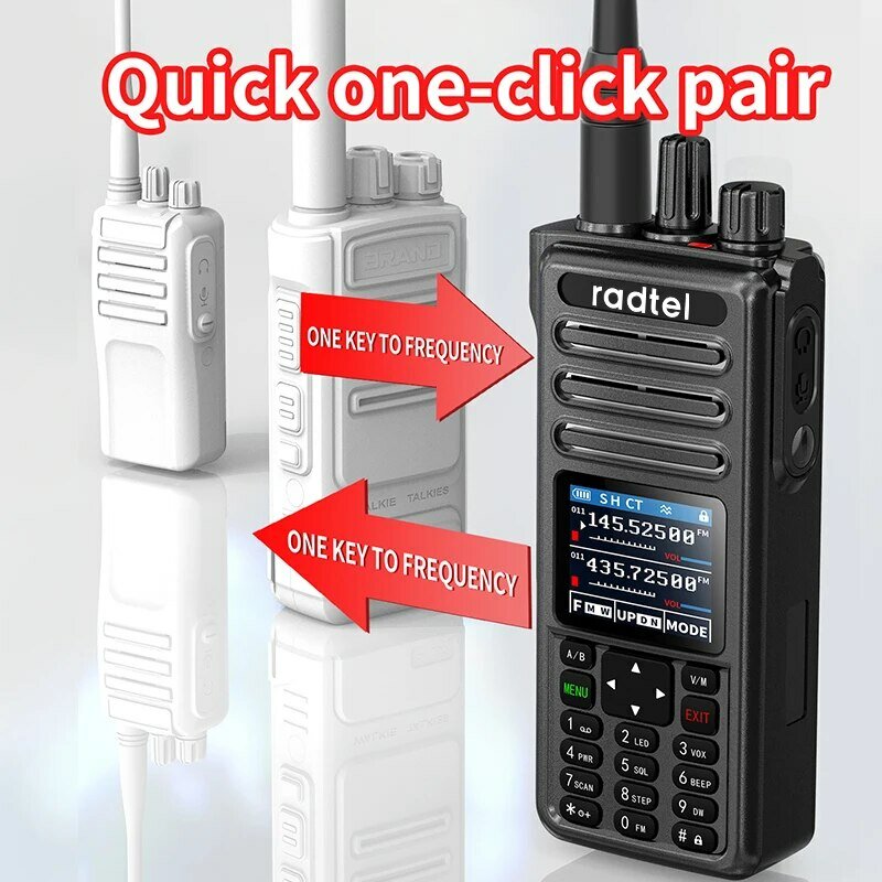 Radtel-walkie-talkie RT-730 resistente al agua IP67, banda aérea de 10w, CB SSB, Amateur Ham HT, batería de USB-C de 199 canales, escáner de policía NOAA, Satcom
