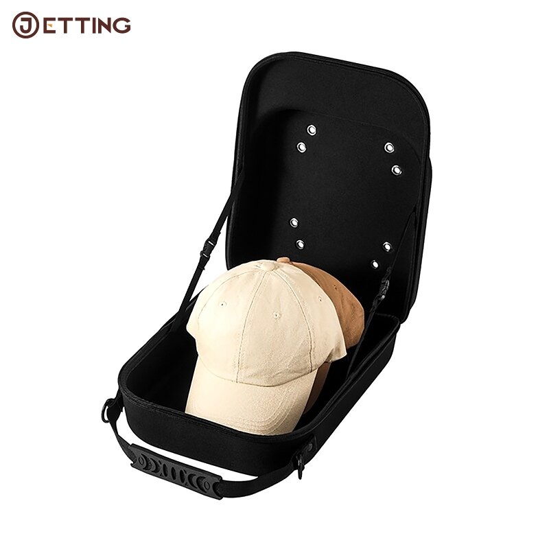 1 * tas topi bisbol tas perjalanan topi bisbol kotak olahraga kualitas tinggi kotak penyimpanan tampilan bahan EVA tas penyimpanan topi olahraga portabel