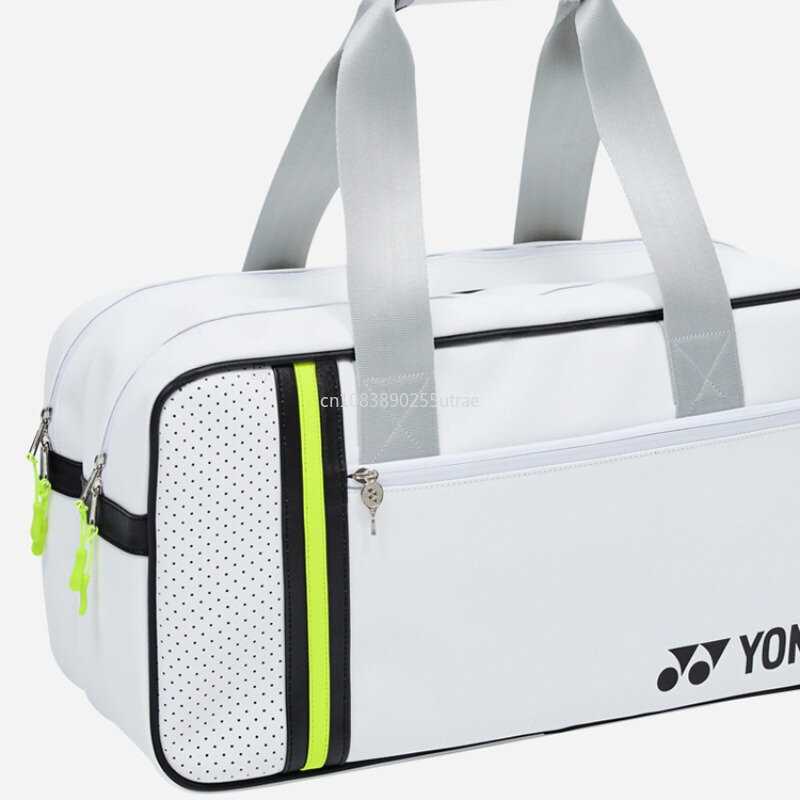 Die neue hochwertige Badmintonschläger-Sporttasche von Yonex ist langlebig und die Sporttasche mit großer Kapazität kann 2-3 Tennis schläger aufnehmen