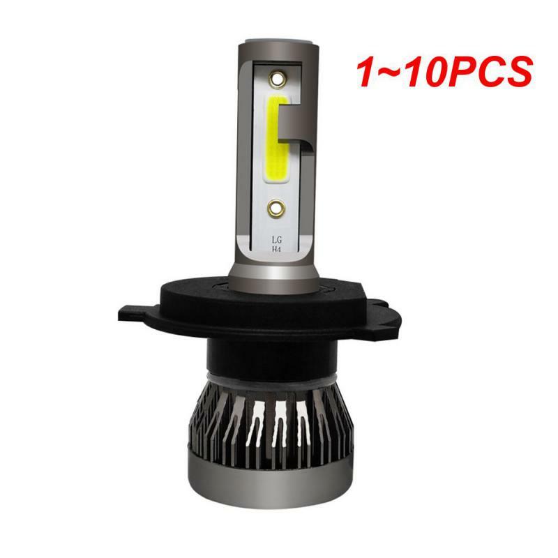 1~10PCS LED Headlight Conversion COB Bulb H7 LED H11 9005 9006 9W 12000LM White High Power 6000K Headlight Bulb mini led lens h7