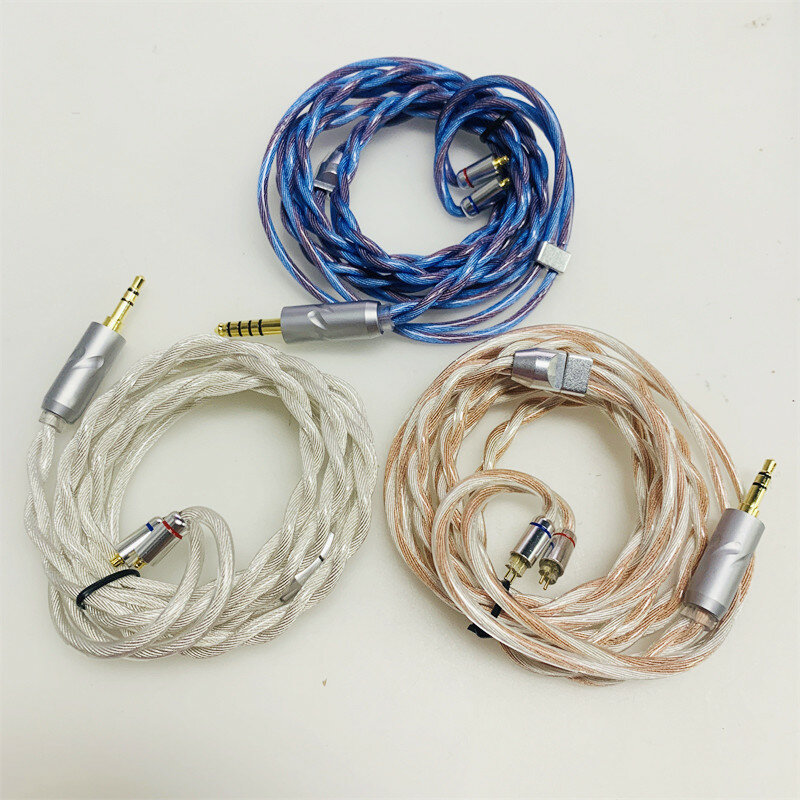 Cable de actualización de auriculares de cobre Litz mmcx/0,78/im50/70/ie40/a2dc/IE900, 610 núcleos