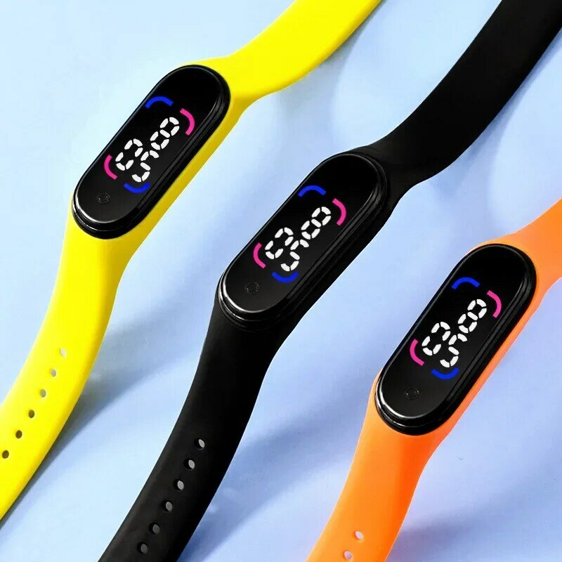 Reloj inteligente impermeable para niños, pulsera Digital a la moda, relojes electrónicos para deportes al aire libre, resistente al agua