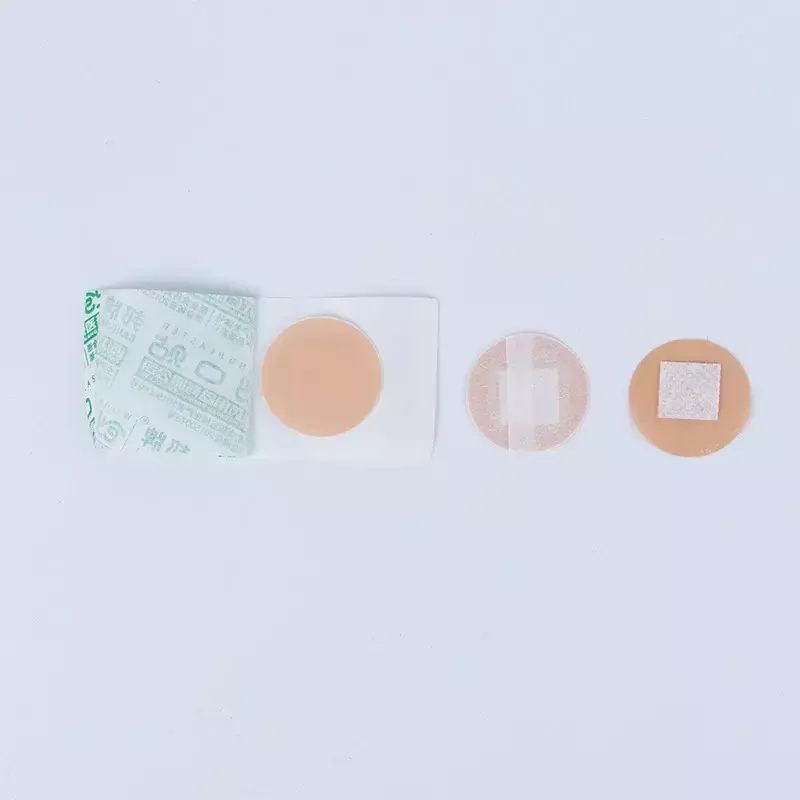 100 pz/set cerotto rotondo cerotto per medicazione per ferite Color pelle cerotti per bende nastro adesivo impermeabile traspirante