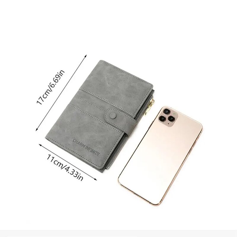 Holder Anti-theft Certificate Storage PU Leather Travel Accessories PU Card Case RFID Passport Holder Passport Protective Cover
