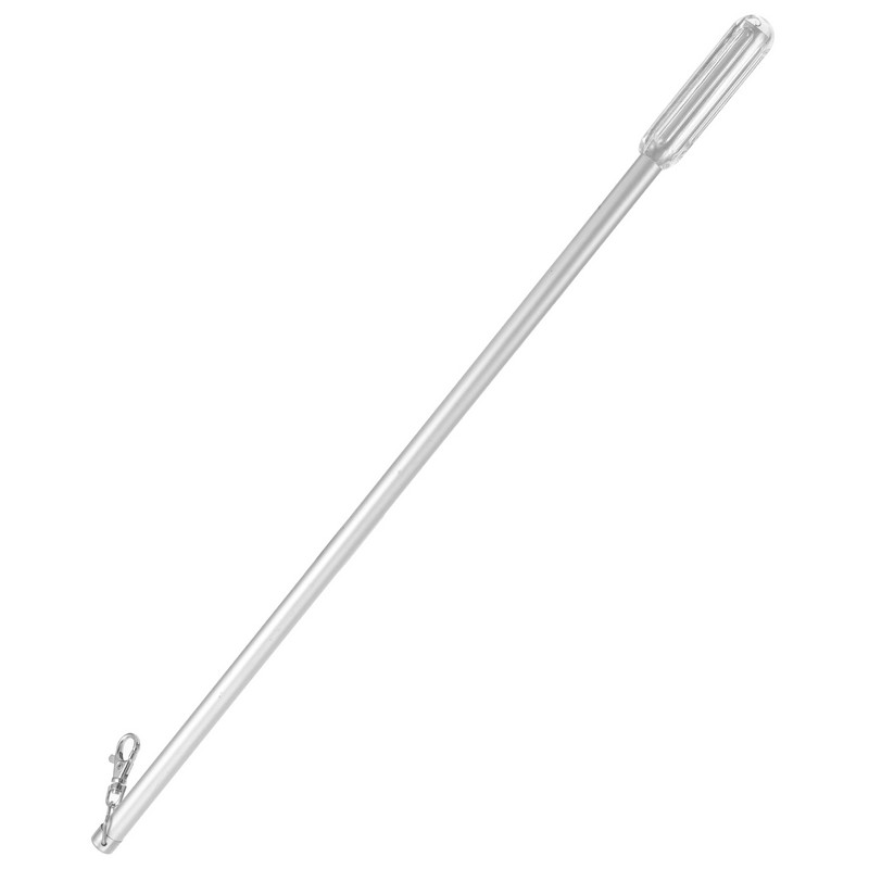 50cm Aluminium legierung Vorhangs chiene römische Stange manuell drücken und ziehen kleine Hebel Hand (schwarz) Stab Zauberstab öffner lange Vorhänge