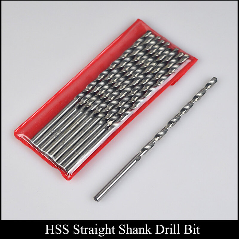초장 금속 목재 AL 플라스틱 고속 스틸 HSS 스트레이트 생크 트위스트 드릴 비트, 7.6mm, 7.7mm, 7.8mm, 7.9mm, 8mm, 200mm 길이