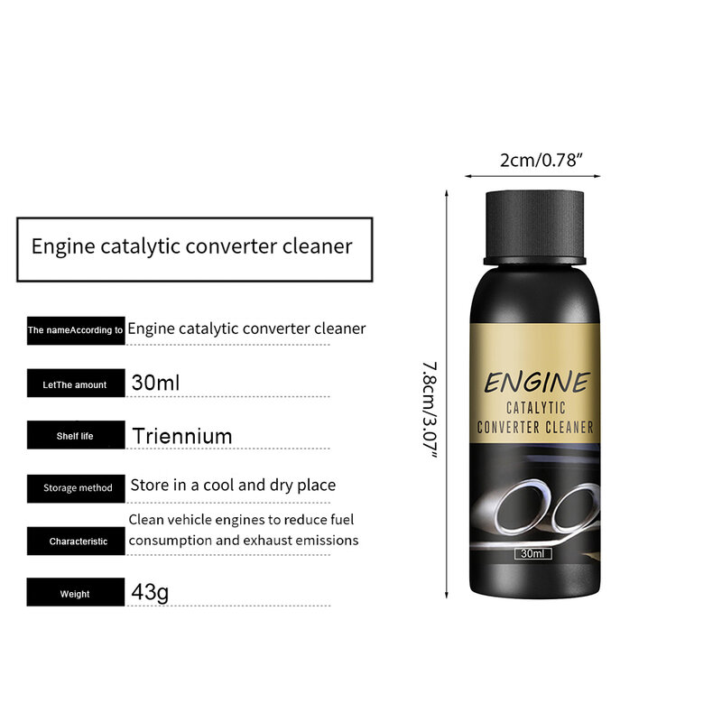 Accessories Engine Cleaner Bottle Of Cleaner Removal Exhaust 30ml Car Truck Parts Car Vehicle Engine Brand New