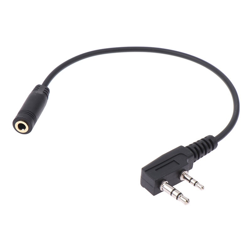 2-контактный K1 до 3,5 мм Женский аудио-кабель для наушников TYT для UV5R 888S рация адаптер для гарнитуры