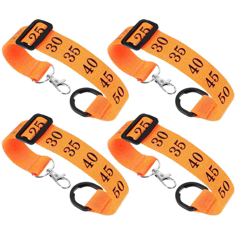 4 pezzi accessori per Clip a catena per arbitri di calcio indicatore di discesa da polso numerato comodo cinturino da polso