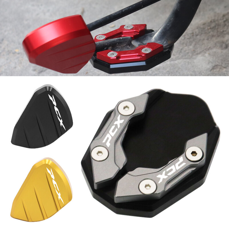 Motorcycle Accessories Side Stand Enlarge Plate Kickstand Extension for Honda PCX150 PCX160 PCX125 PCX 150 PCX 160 PCX 125