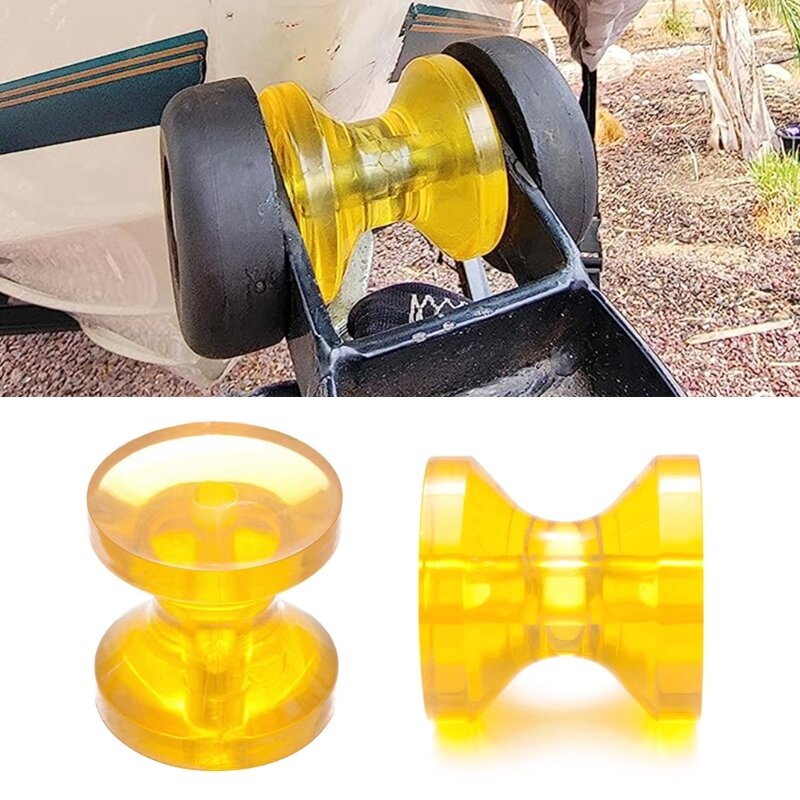 Boat Bow Roller Bow Stop Roller PVC Moulded Wear Resistant for Camper RVs Yacht