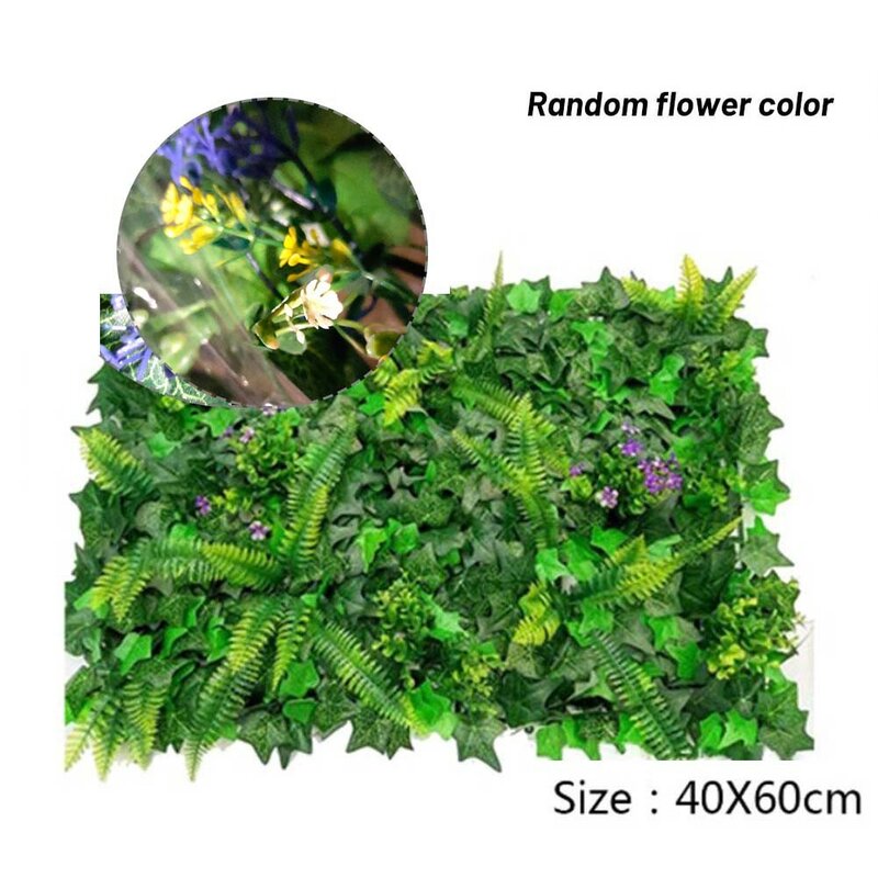 Sztuczna zielona trawa kwadratowe panele plastikowy trawnik sadzą dekoracje ścienne do domu żywe pokoju tło tło materiały ślubne kwiatowego