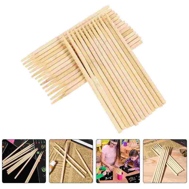 Wooden Stylus Sticks Scratch Scraper Tools DIY Graffiti Stencil Drawing Painting Tools For Kids Educational Toys Gifts