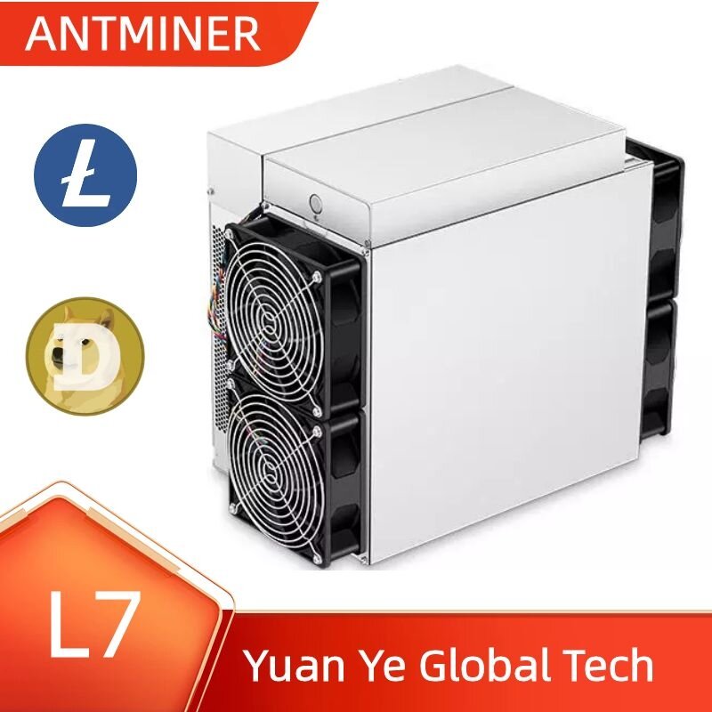 Bitmain Новый Antminer L7 8800M/9050MH 9300mh 3425W Litecoin Dogecoin Asic Miner готов к отправке