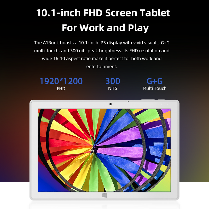 Neue bitecool a1 windows 11 pro tablet 10,1 zoll fhd bildschirm intel pentium silber n5030 quad core bis zu 3,1 ghz 8gb ddr4 128gb ssd