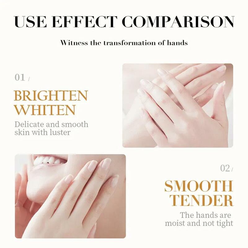 30g Collagen Anti-wrinkle Removal Hand Cream Moisturizing Gel Whitening Crack Nourish Exfoliating Calluses Anti-Aging Repai V3G6