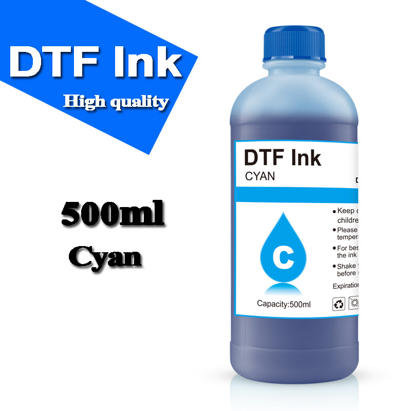 500ML DTF Ink For Direct Transfer Film For PET All Desktop Large Format DTF Printer