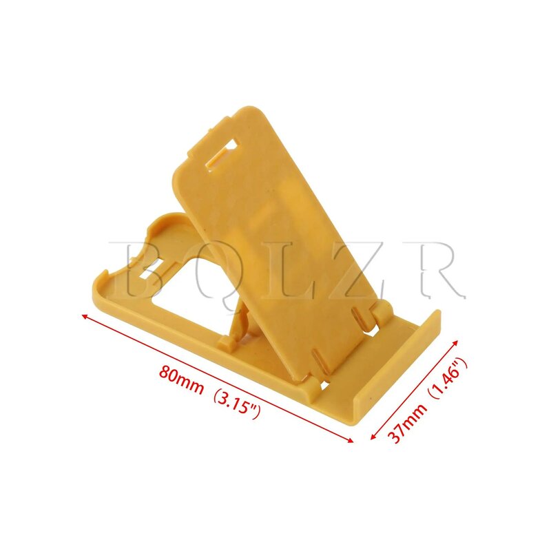 バージェルzr-プラスチック製の調整可能な電話スタンド、黄色のタブレットディスプレイ、3.15 "x 1.46"