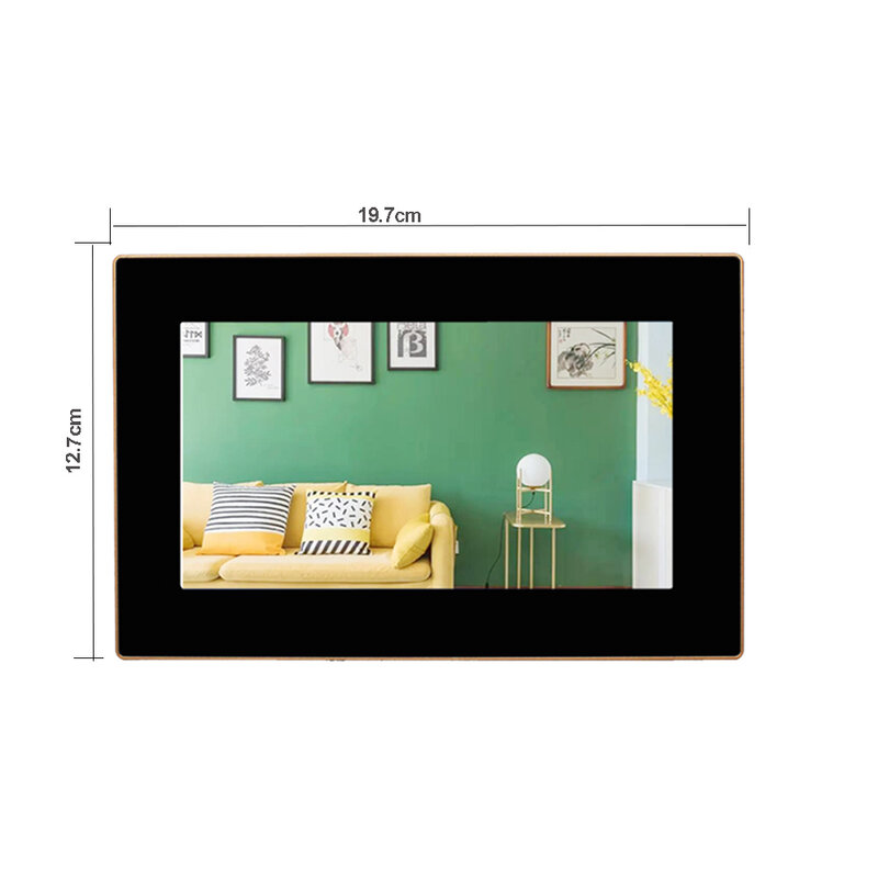 Fullvisual-WiFi Intercomunicador de vídeo sem fio para casa, porta inteligente, câmera campainha, monitor touch screen de 7 ", painel 1080p