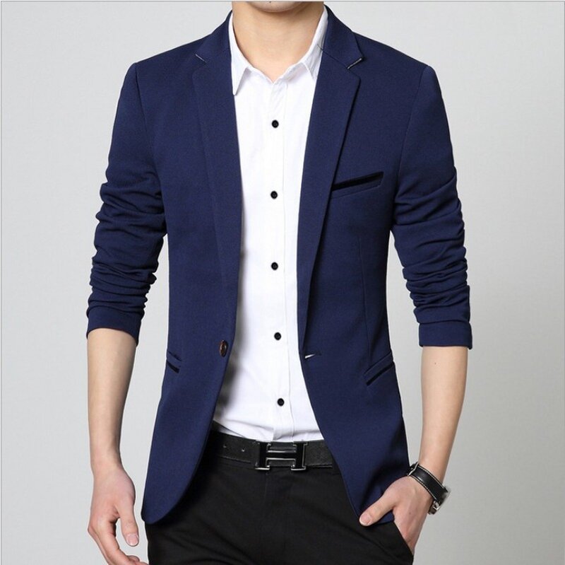 With Box Spring and Autumn New Customized Suit Men's Business Trend