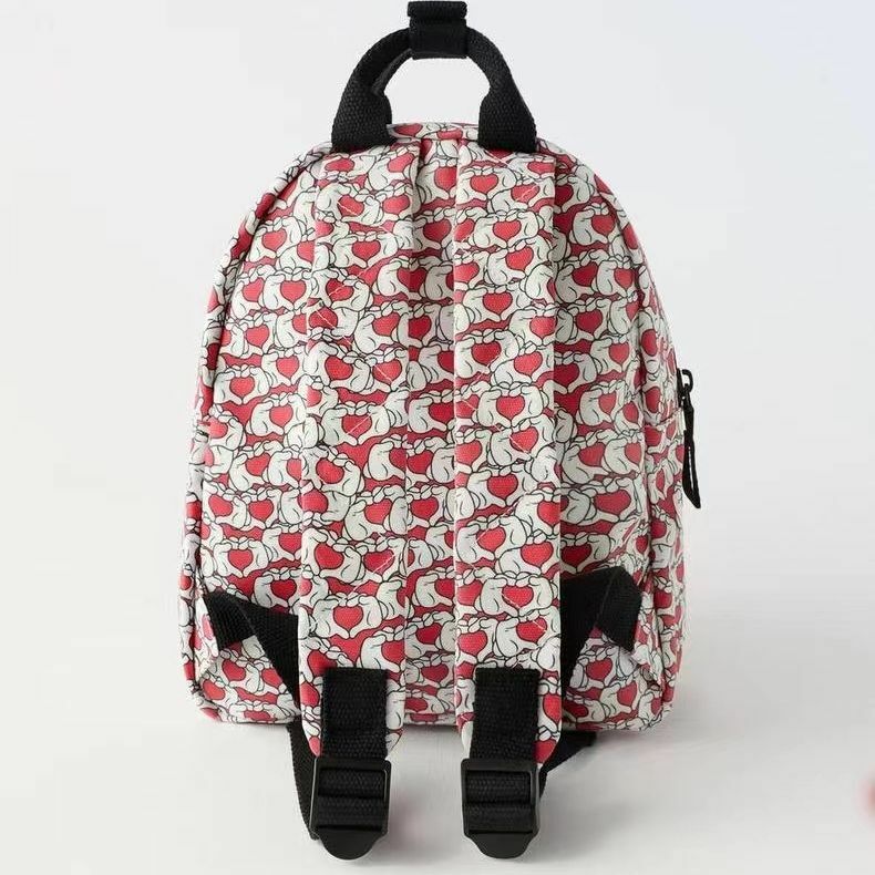 Mochila escolar de Disney Stitch para niños, morral de viaje impermeable con dibujos animados de Minnie Mouse y Mickey, a la moda, novedad