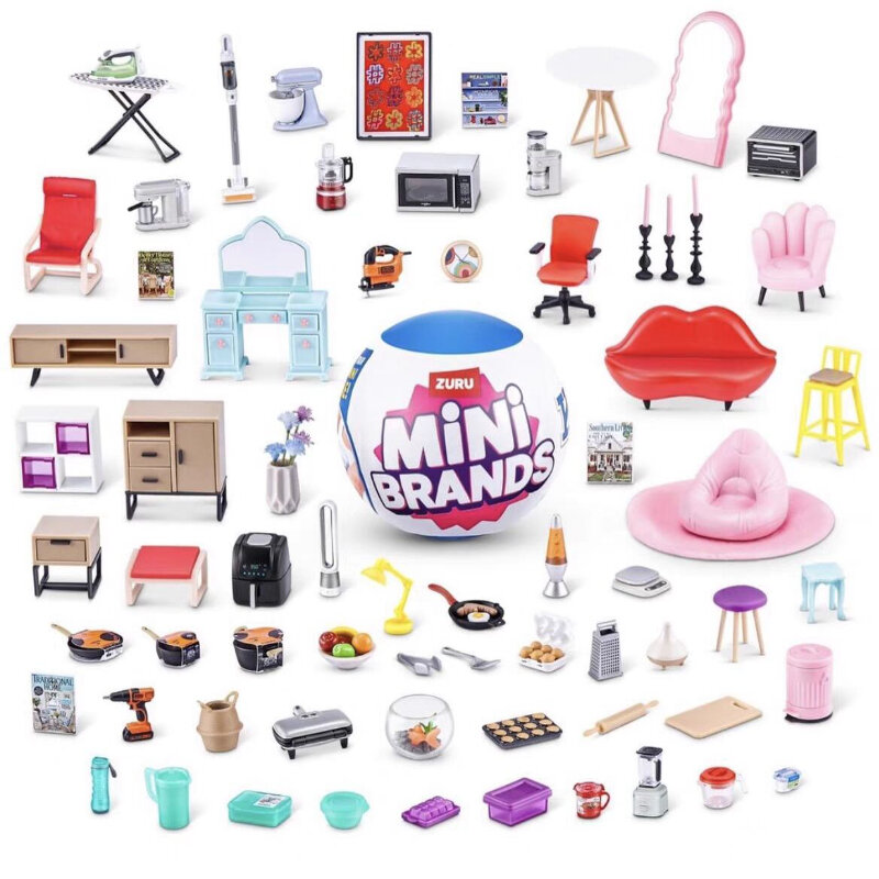 Новая кукла-сюрприз Зуру 5 брендов MINIS Домашний набор игрушек праздничные подарки для девочек и детей