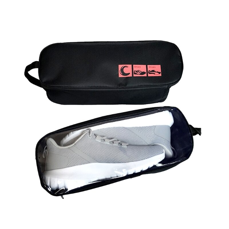 持ち運びが簡単なシューズバッグ旅行スーツケースシューズオーガナイザー通気性のある収納ポーチさまざまなスタイルの靴に対応