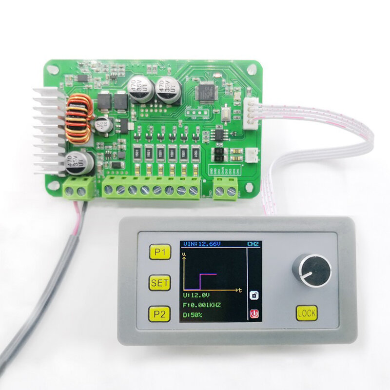 Generador de señal multicanal 5 + 1 PWM, onda cuadrada simétrica con módulo de ciclo de trabajo ajustable, Modbus RS485