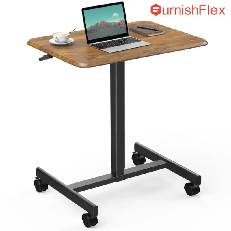 Office Desk - Bed Desk, Teacher's Podium with Wheels, Adjustable Workbench, Home，Office Desk