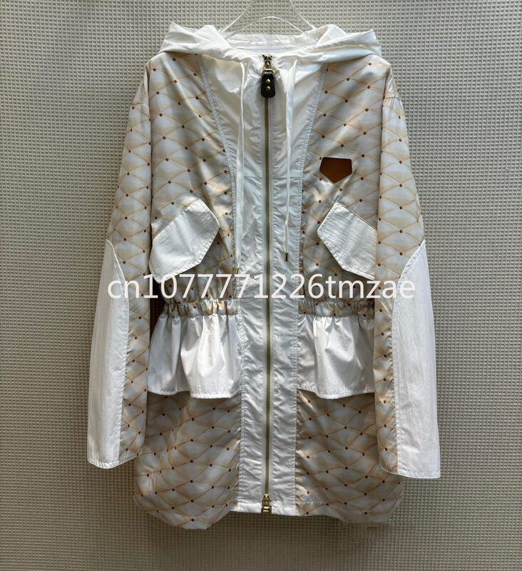 Abbigliamento di marca da donna 2024 primavera/estate 24ss giacca oversize allentata con giacca con lettera bottone