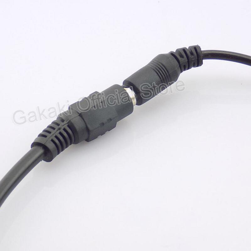 2,1*5,5mm 1 hembra a 2 3 4 5 8 macho DC Cable divisor de alimentación para CCTV accesorios de cámara de seguridad adaptador de fuente de alimentación 12V