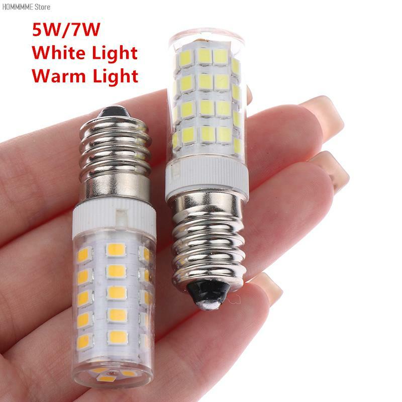 E14 Mini LED Lâmpada de Milho, Lustre Spotlight, Lâmpada Frigorífico, Inovador e Prático, Luz Branca, Luz Quente, 5W, 7W, AC 220V