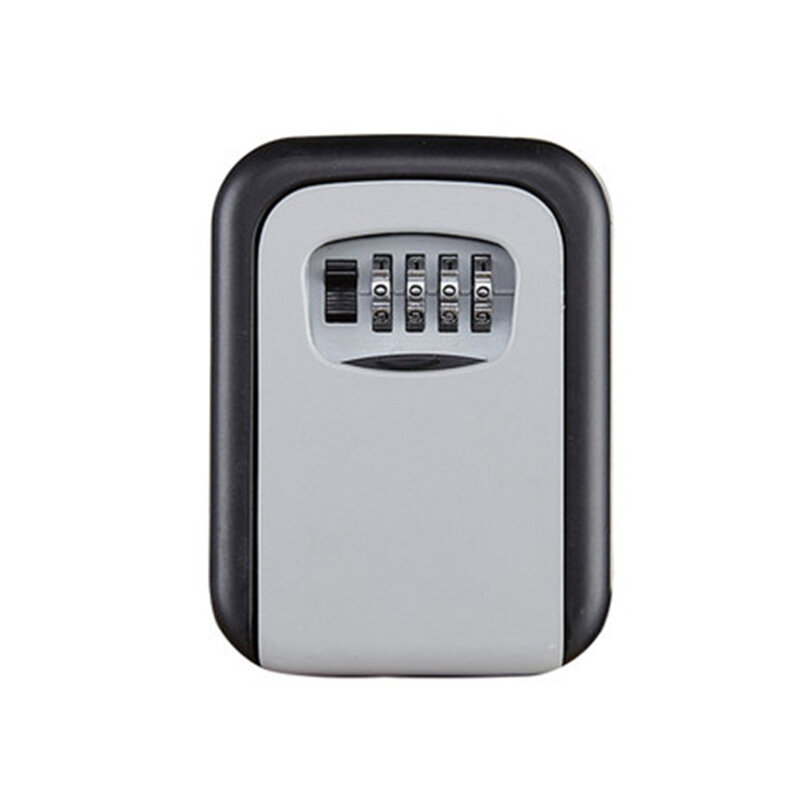 Metal Material Outdoor Wall Mount 4 Digit Password Lock Storage Key Anti Theft Safe Box