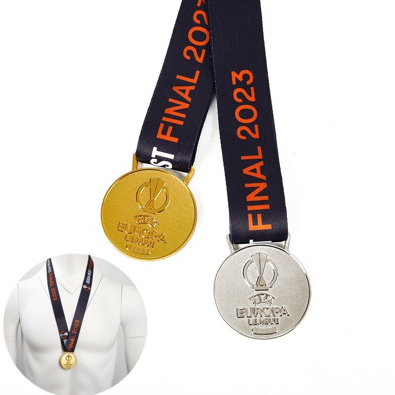 Медаль чемпионов лиги Европы, металлическая медаль, копия медалей, золотая медаль, футбольные сувениры, коллекция поклонников