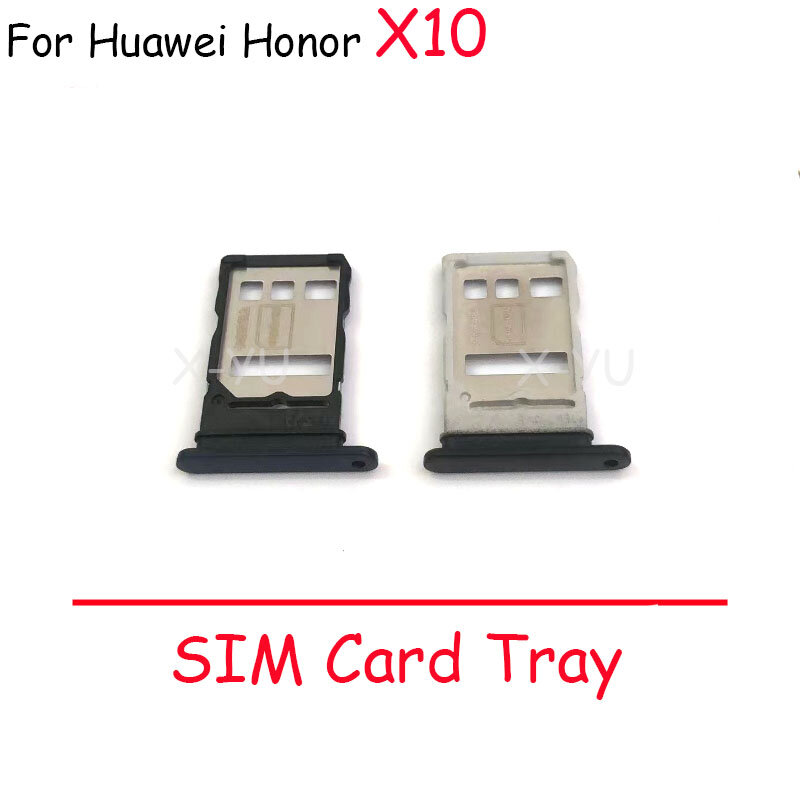 Huawei Honor x9、x10、x20、x9a、x9b max、5gに適合するSIMカードスロットトレイホルダー、カードリーダーソケット