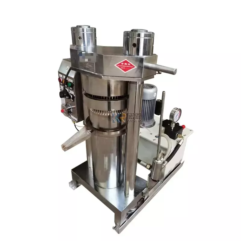 Mesin pres minyak Hydraulic Ulis, keluaran minyak cepat dan efisiensi tinggi, kepribadian mesin pemeras minyak otomatis yang beragam