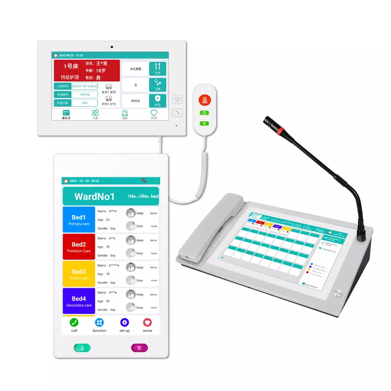 Botão De Chamada De Enfermeira Com Fio, Sistema De Gerenciamento De Intercomunicador Médico, Botão De Voz