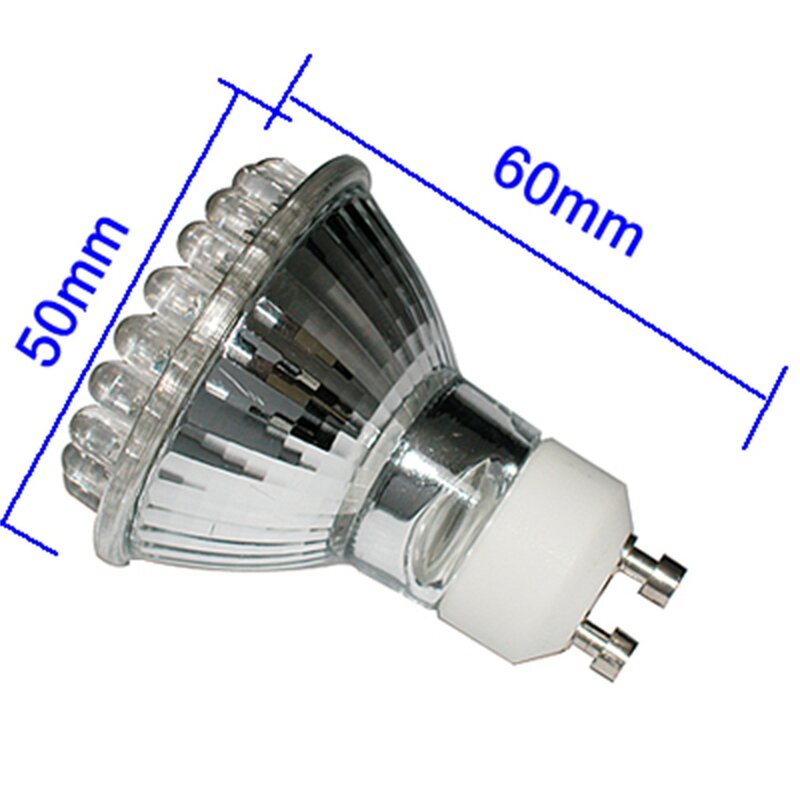 ICOCO 5 x 48 LED GU10 Light Bulbs Warm White Lamps Energy Saving Spotlight
