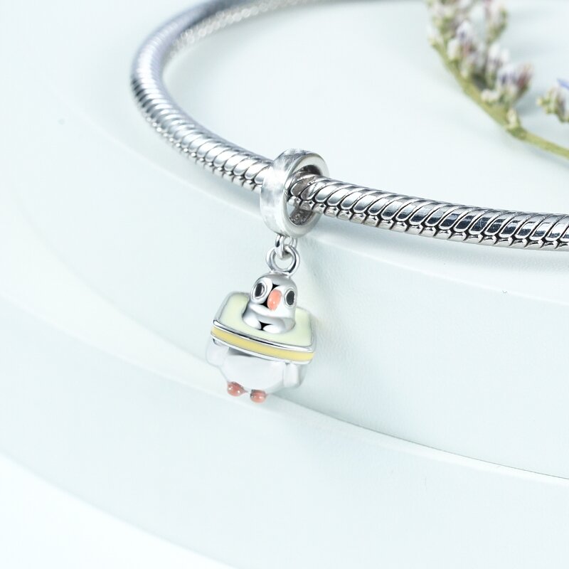 New 925 Sterling Silver Hummingbirds and swallows Pendant Charm Bead fit Original Pandora Bracelet Trinket DIY Women Jewelry