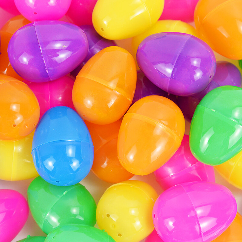 Caja de embalaje de regalo de dulces de huevo de Gacha de conexión de apertura de Pascua, juguetes rellenables para niños, huevos de simulación, juguetes para niños