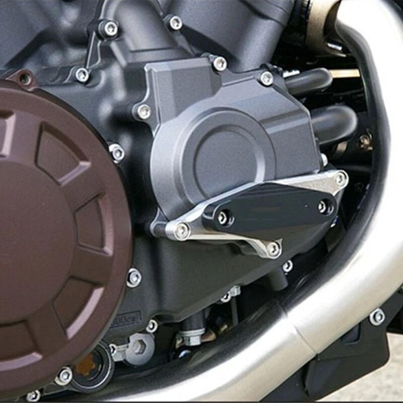 二輪車エンジンスライダーフレームクラッシュプロテクター、パッドガード、ヤマハVmax 1700 2009-2018