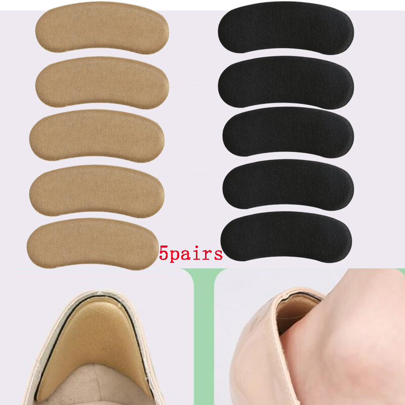 10PC solette da donna per scarpe Pad tacco alto regolare le dimensioni cuscinetti per tacchi adesivi Liner Grips Protector Sticker sollievo dal dolore inserto per piedi