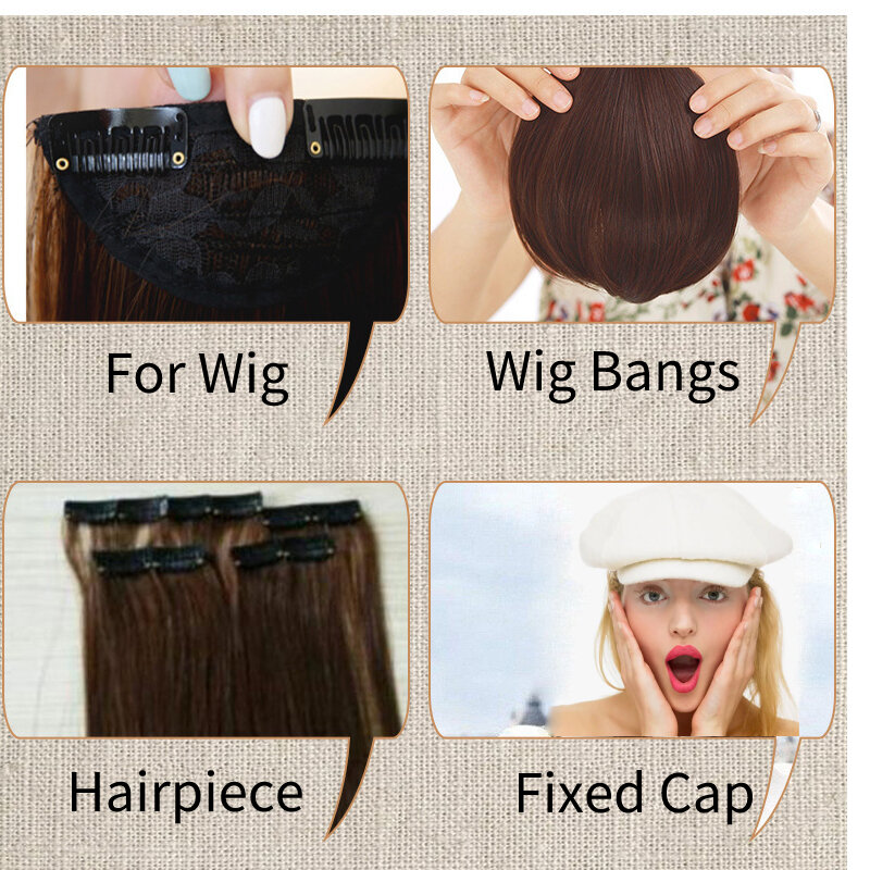 Clips à pression en métal pour Extension de cheveux, 10 pièces, en acier inoxydable, pour perruque, peigne noir, accessoires pour cheveux