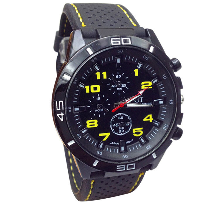 Männer Quarzuhr hochwertige Sport Armbanduhr für Mann Luxus Business Silikon band männliche Uhren Uhr Relogio Masculino Reloj