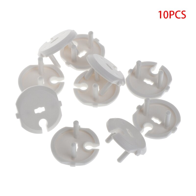 Outlet Covers 10-Pack White Child Proof Electrical Protector Outlet Plug Covers