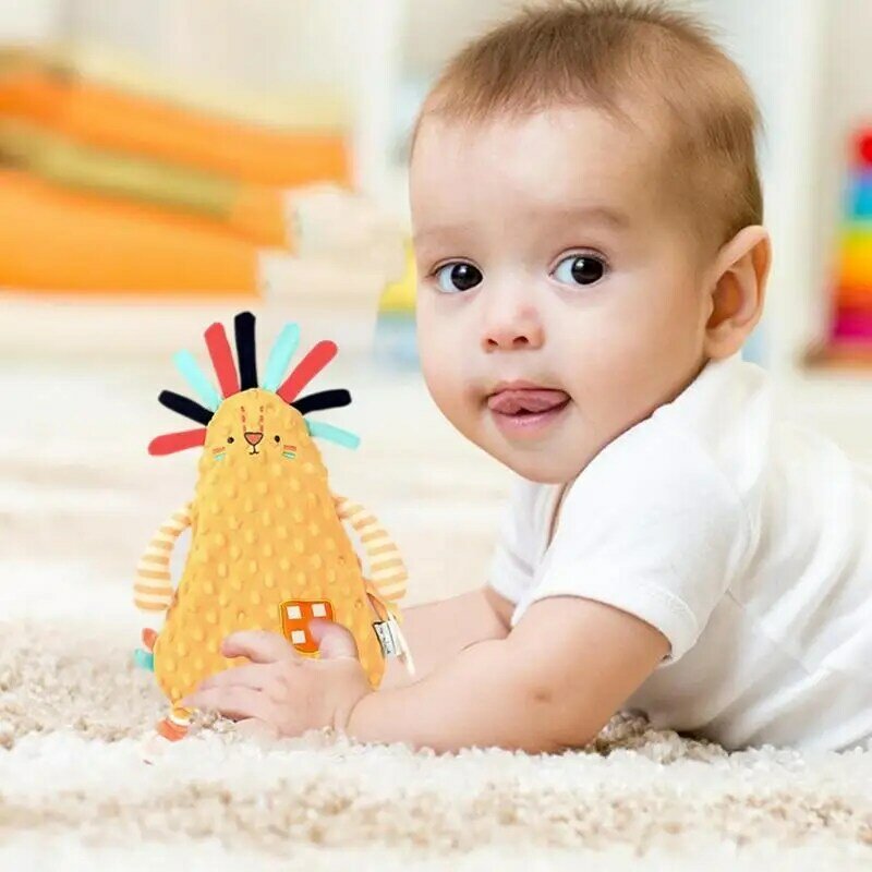 Muñeco de peluche de animales para dormir para niños pequeños, juguetes de edredón suaves y cómodos, regalos de ducha para niños de 0 a 36 meses