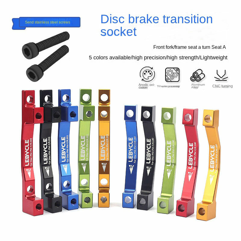 Bike Disc Brake Adapter For 160mm Post Fork Mount To 180/203 Mm Rotor MTB Road Mountain Bicycle Disc Brake Adapter Parts  bike