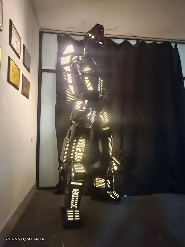 LED Roboter Kostüm Party Show Event Luxus leuchten Roboter zeigen Rüstung