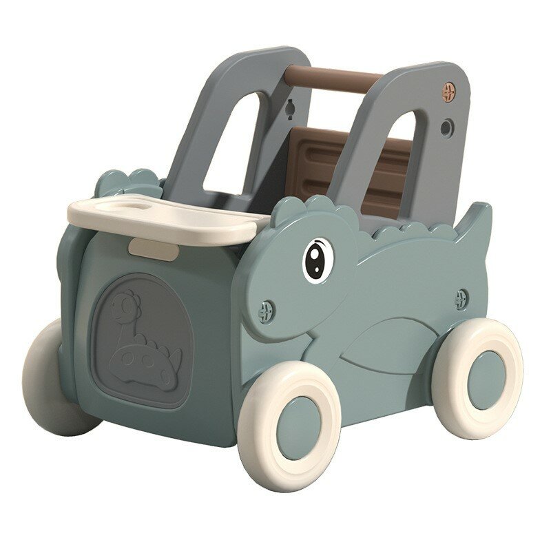 Multifuncional Baby Walker Stroller, Anti-O-Leg, Bebê aprendendo a andar Storage Trolley, Toy Car Step, Jardim de infância